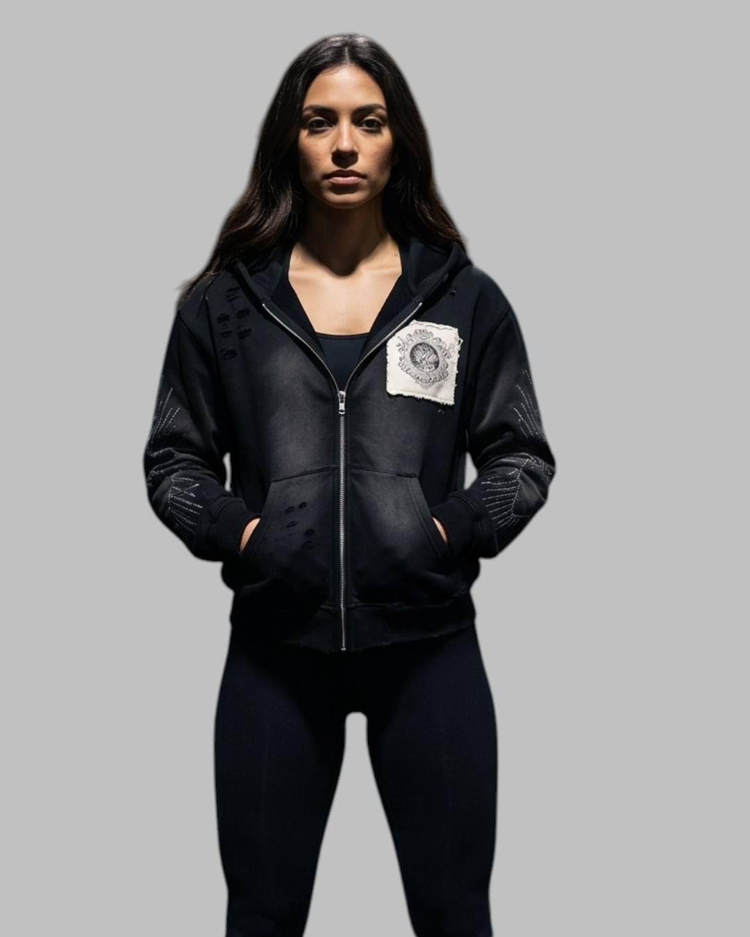 GAINXA Hoodie Sagrado™ — Negro Obsidiana